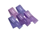 Guma posilovací REBEL Mini Band L 2,3-18,2kg 5ks mix purple