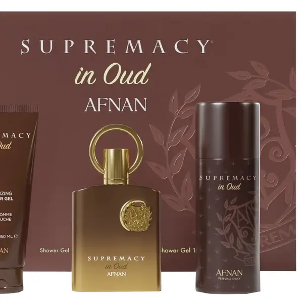 Afnan Supremacy In Oud - parfémovaný extrakt 100 ml + sprchový gel 150 ml + deodorant ve spreji 150 ml