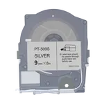 Max LM-509S, 9mm x 8m, stříbrná kompatibilní páska