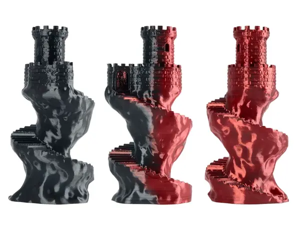 Spectrum 81404 3D filament, PLA Magic Silk, 1,75mm, 1000g, Vícebarevný (Night fire)