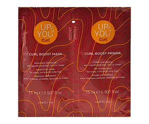 Hydratační maska a stylingový krém pro vlnité a kudrnaté vlasy Inebrya Up To You Curl - 2x15 ml