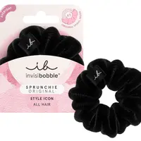 Ozdobná spirálová gumička do vlasů Invisibobble Sprunchie Dusk Till Dawn - černá + dárek zdarma
