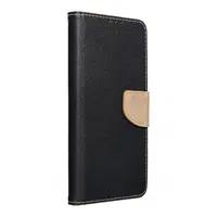 Flipové pouzdro Fancy Book pro Samsung Galaxy S22+, černá zlatá