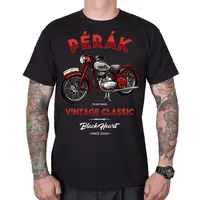 Triko BLACK HEART Pérák černá XL