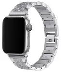 Řemínek Worryfree Dressy S-Block pro Apple 38/40/41mm, silver