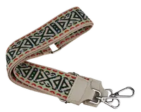 NovaKabelka.cz Látkový přídavný popruh béžový ornament