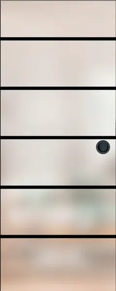 Posuvné skleněné dveře do pouzdra GRAF 6