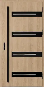 Ocelové vchodové dveře LEOBEN 2