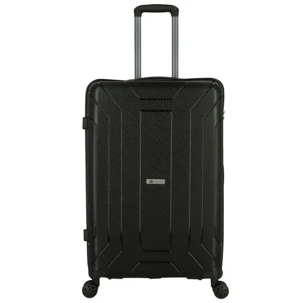 Cestovní plastový kufr černý - Ormi Maroon L