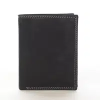 Pánská kožená peněženka černá - Delami Kleanti