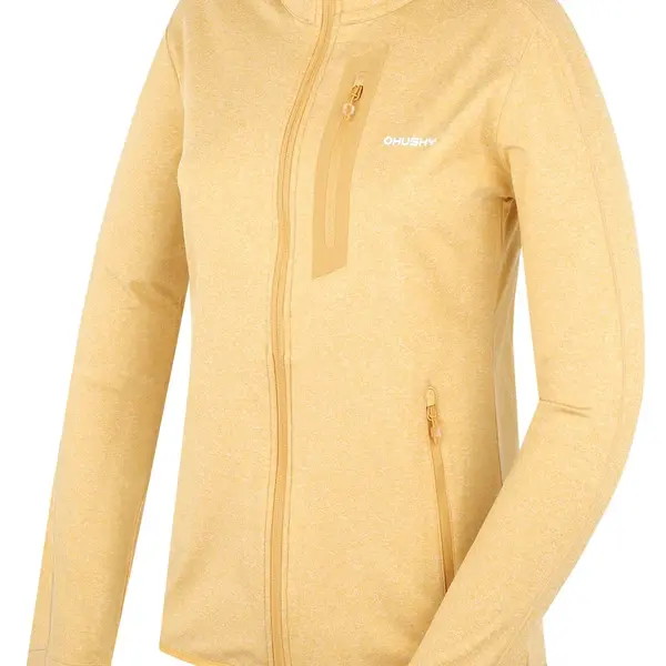Husky Ane L L, lt. yellow Dámská mikina na zip
