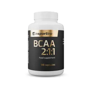 Aminokyseliny inSPORTline BCAA 2:1:1, 90 kapslí