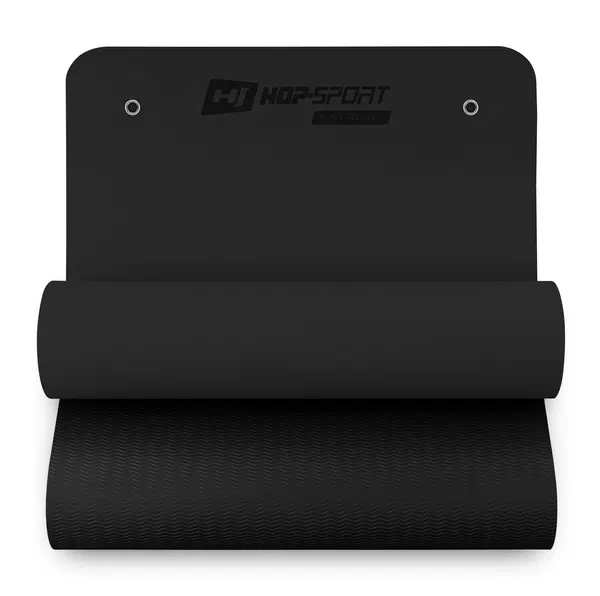Podložka fitness TPE s otvory 0,8cm - černá
