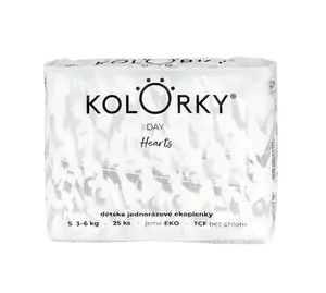 KOLORKY DAY Srdce vel. S (3-6 kg) 25 ks
