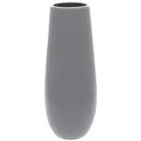 Váza Luna 25 cm, šedá