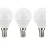 LED žárovka (3 ks) Classic mini globe, E14, 5 W, 470 lm