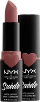 NYX PROFESSIONAL MAKEUP Suede Matte Lipstick matná rtěnka - odstín Brunch Me 3,5 g