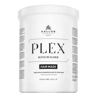 Kallos Plex Bond Builder Hair Mask posilující maska pro barvené, chemicky ošetřené a zesvětlené vlasy 1000 ml