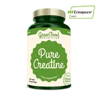 GREENFOOD NUTRITION Pure Creatine Creapure 120 kapslí