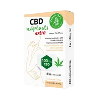 ZELENÁ ZEMĚ CBD náplasti Extra velké 8 ks