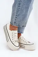 Dámské Kožené Tenisky Na Platformě GOE