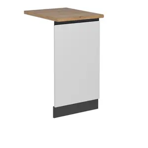 Vicco ČELNÍ PANEL MYČKY R-Line Bílá 45 cm , PD Dub