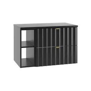 Petits-meubles SKŘÍŇKA POD UMYVADLO 80.6cm Lexa Černá