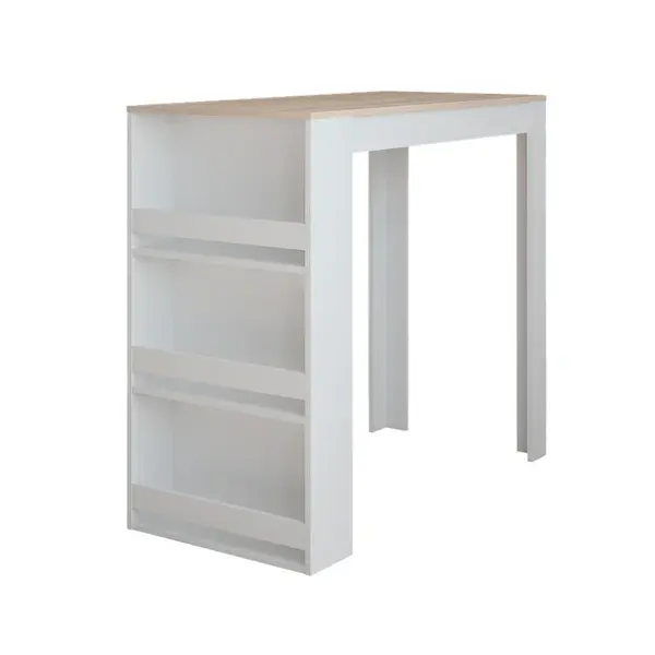 Vicco BAROVÝ STŮL Repose Bílá/Sonoma 57 x 117 cm