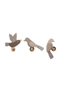 Bloomingville  sada háčků vyrobená z MDF desky 8,5 x 10 x 4 cm