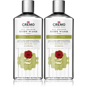 Cremo Sage & Citrus Body Wash sada