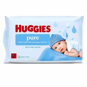 HUGGIES Pure vlhčené ubrousky 48 kusů
