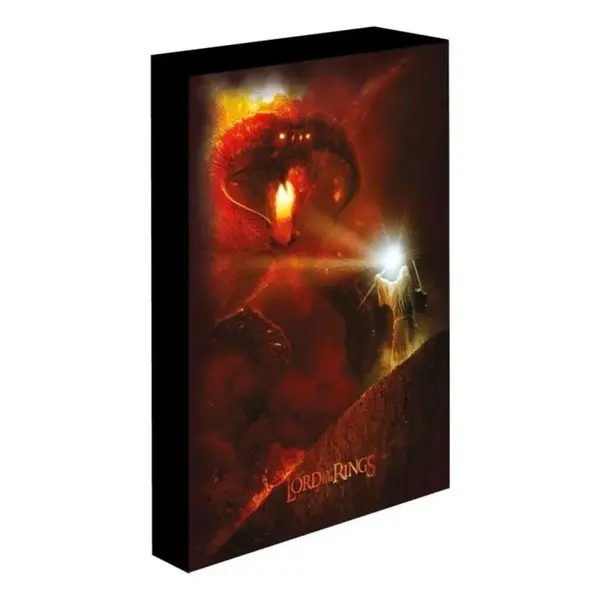 Obraz LED svítící Pán Prstenu - Balrog, 30x40 cm (poškozené)