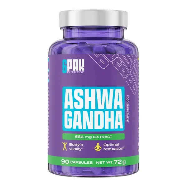 6Pak Nutrition Ashwagandha 90 cps