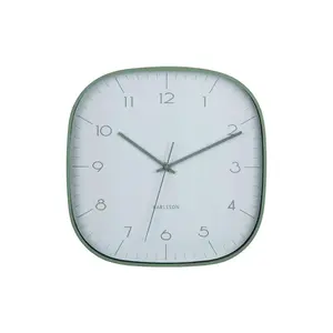 Karlsson NÁSTĚNNÉ HODINY zelená 29 cm