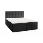 Fedve BOXSPRINGOVÁ POSTEL ORENO ROYAL 180x200 cm, Černá