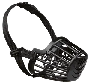 Náhubek Trixie plastový S-M černý 22cm