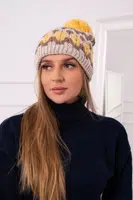 Dámská kšiltovka Laila K283 světle béžová+cappuccino