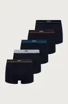 BOSS  boxerky pánské bavlněné s elastanem Trunk 5P Essential 5-pack