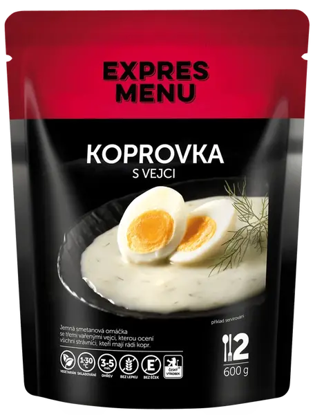 EXPRES MENU Koprovka s vejci 600 g (2 porce)