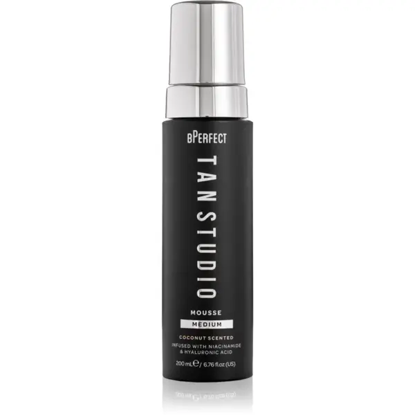 BPerfect Tan Studio Mousse Express samoopalovací pěna s vůní Coconut 200 ml