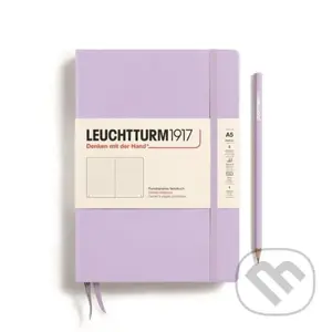 Leuchtturm1917 Zápisník Lilac Medium A5 tečkovaný