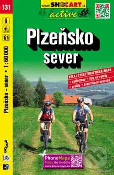 Plzeňsko sever 1:60T - cyklomapa