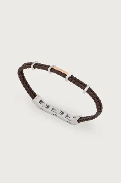 Trussardi  náramek pánský kůžený