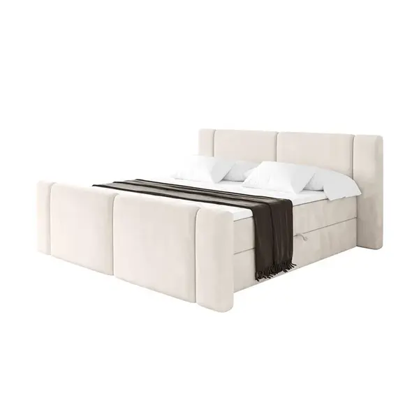 ALTDECOR POSTEL boxspring s matrací H4 - EVON Zanozek - 120x200 cm Béžová