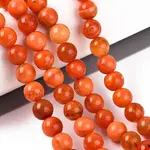 Dyed Natural Crackle Agate Beads Strands