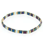 Bohemian Glass Seed Beaded Stretch Bracelets