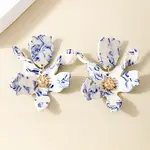 Valentine's Day Acrylic Dangle Stud Earrings