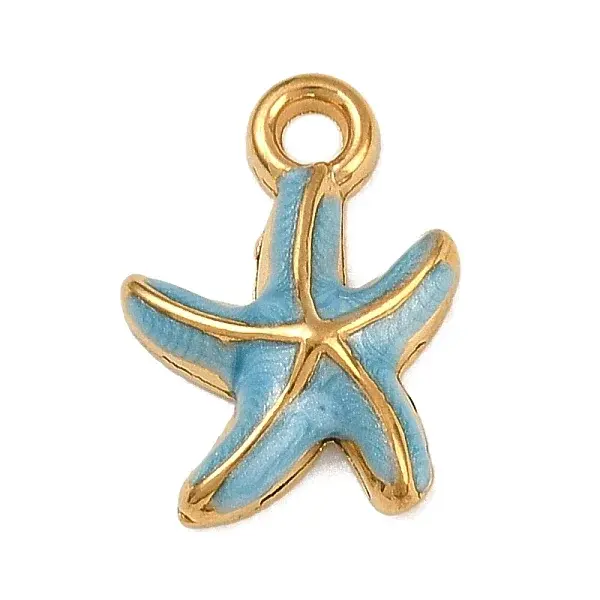 304 Stainless Steel Enamel Pendants