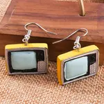 Alloy Enamel Dangle Earrings