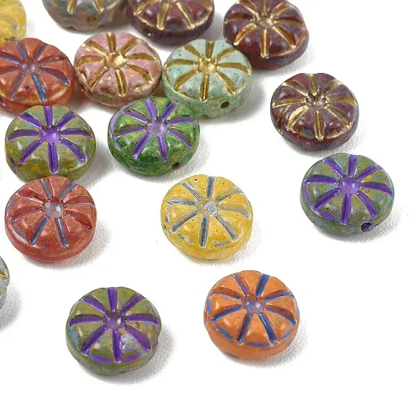 Picasso Baking Paint Glass Beads